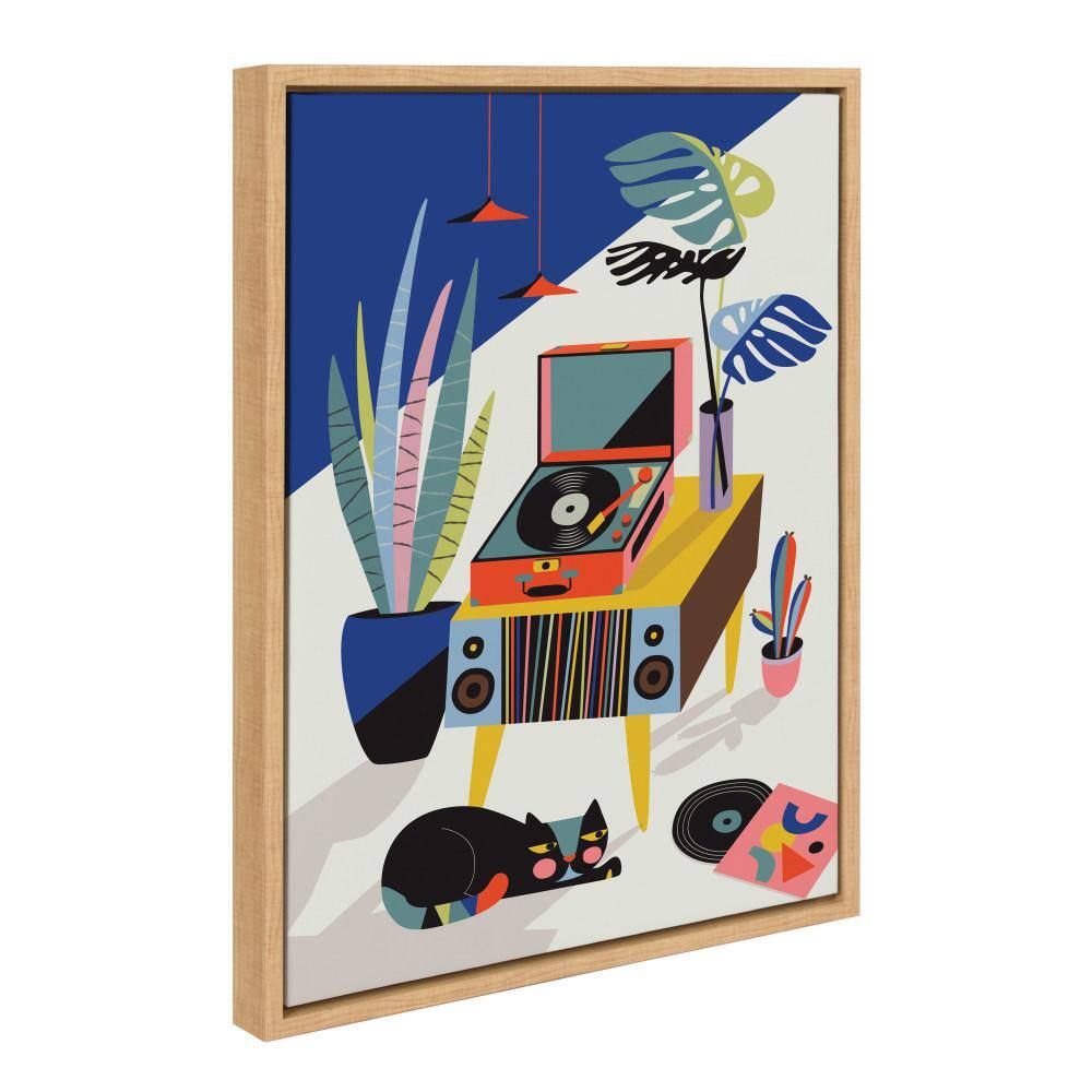 Chill Out Saturday Abstract Animal Canvas Print, 27" x 22"