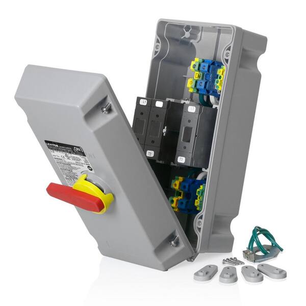 Leviton 60 Amp 600-Volt Non-Metallic Fused Powerswitch Safety