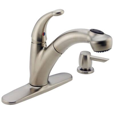 Delta Pull Out Kitchen Faucets Kitchen Faucets The Home Depot