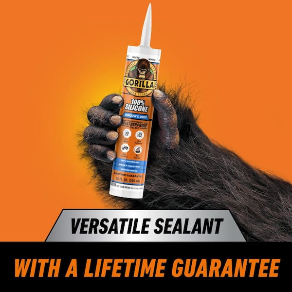 10oz White Cartridge Window and Door Silicone Sealant (12-Pack)