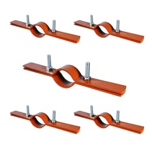 3 in. Riser Clamp in Copper Epoxy Coated Steel (5-Pack)