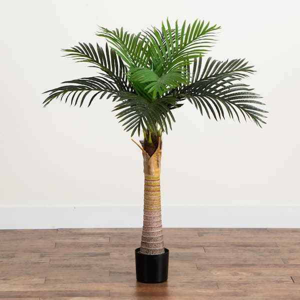 Coconut☆　 Nearly Natural 4 ft. Artificial Coconut Palm Tree T5324 - The Home