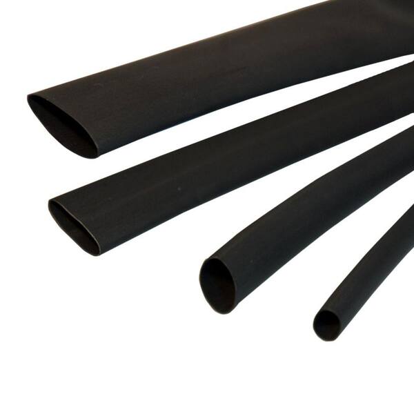 Raychem 3/8 x 3 in. Heat-Shrink Tubing - Black