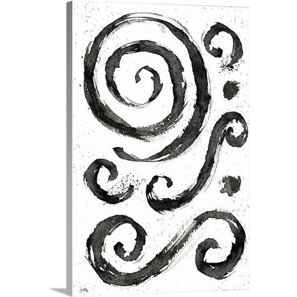 GreatBigCanvas 24 in. x 36 in. "Tribal Swirls IV" by Elizabeth Medley Canvas Wall Art