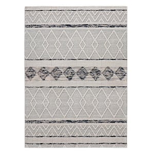Neel Cream and Gray 5 ft. x 7 ft. Accent Rug
