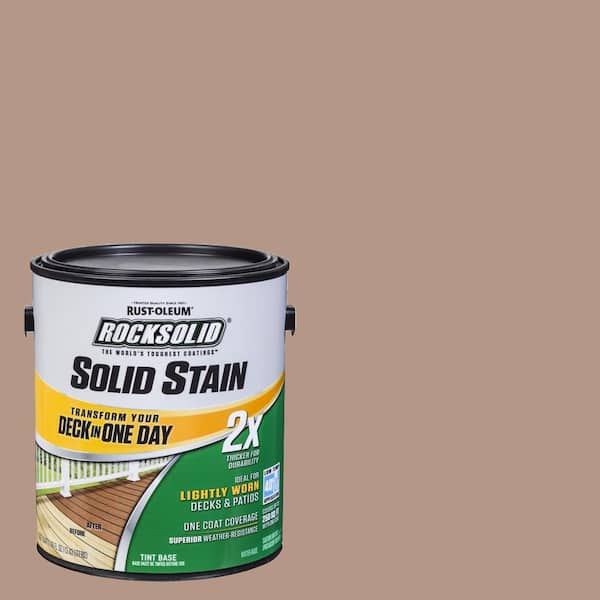Rust-Oleum RockSolid 1 gal. Clay Exterior 2X Solid Stain