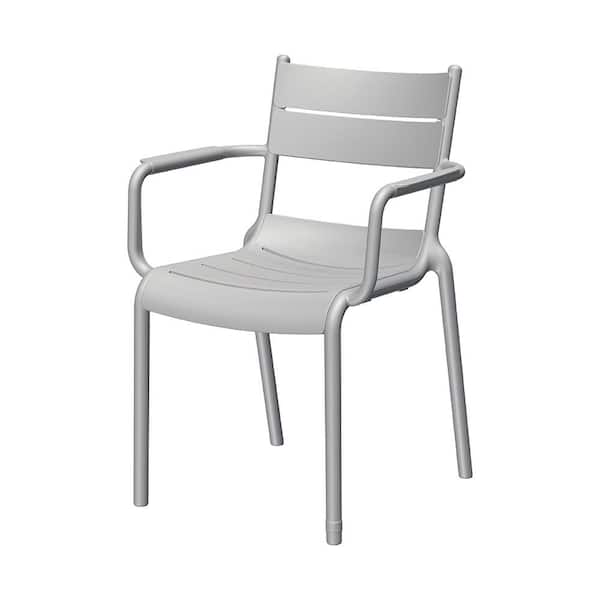 Lagoon Naples A Stackable Armchair Cold Grey, 2-Pieces