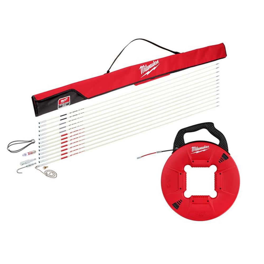 60 ft. Fiberglass Fish Stick Low/Mid/High Flex Combo Kit with 200 ft. Polyester Fish Tape with Flexible Metal Leader price history on PriceWatchPro