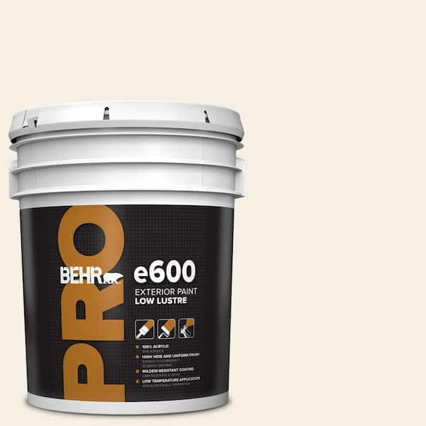 BEHR PRO 5 gal. #ECC-50-2 Rustic Cream Low Luster Exterior Paint