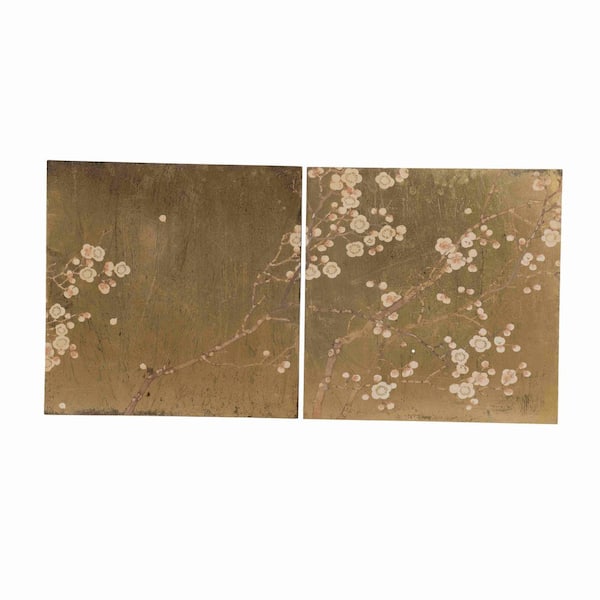 Avex 2-Piece Unframed Art Print 23.8 in. x 23.8 in. Cherry Tree Wall Decor
