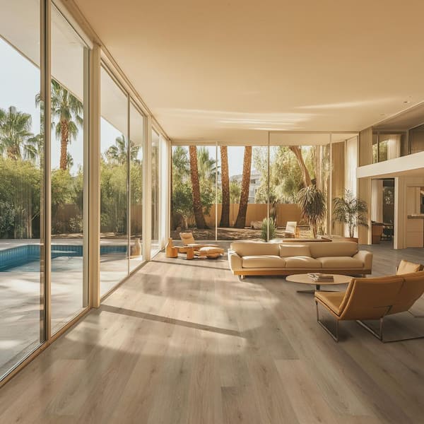Willow Lane 20 MIL x 7 in. x 60 in. Waterproof Click Lock Rigid Core Luxury Vinyl Plank Flooring (23.76 sq. ft. /Case)