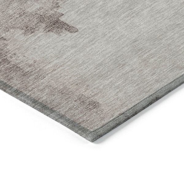 Chantille Machine Washable Indoor/Outdoor Abstract ACN1791 Taupe 2 ft. 3 in. x 7 ft. 6 in. Runner Rug