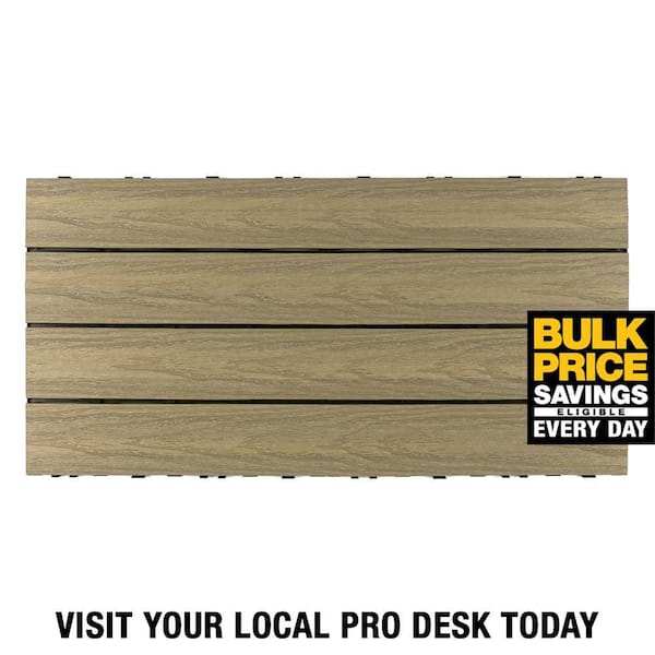 Quick Deck Outdoor Composite Tile, Best Decking Tiles