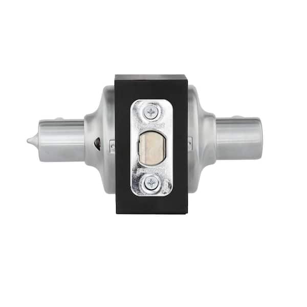 Delta Satin Chrome Privacy Bed/Bath Door Handle with Lock