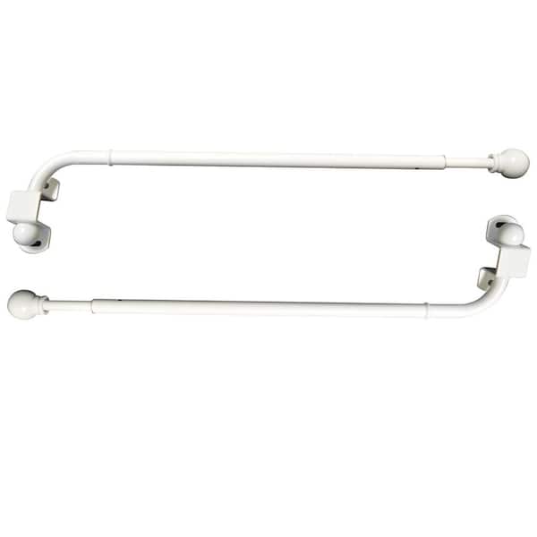 Adjustable Single Swing Arm Rod, Swing Curtain Rod Home Depot