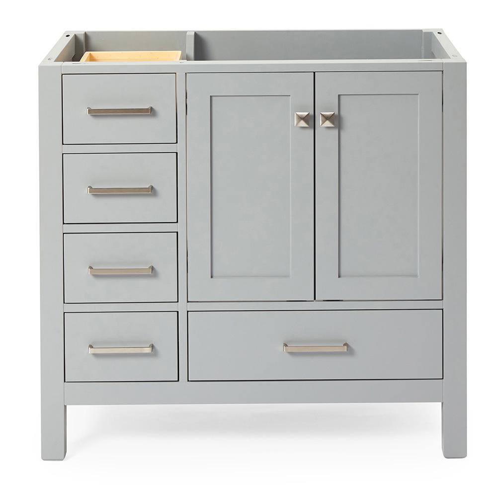 ARIEL Cambridge 36 in. W Vanity Only in Grey A037SRBCGRY