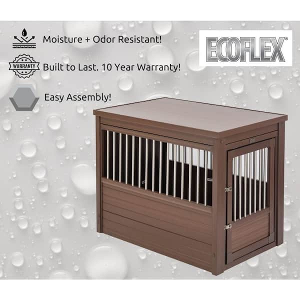 NEWAGEPET（ニューエイジペット）XL New Age Pet ECOFLEX Dog Crate End Table - Russet Brown Extra Large