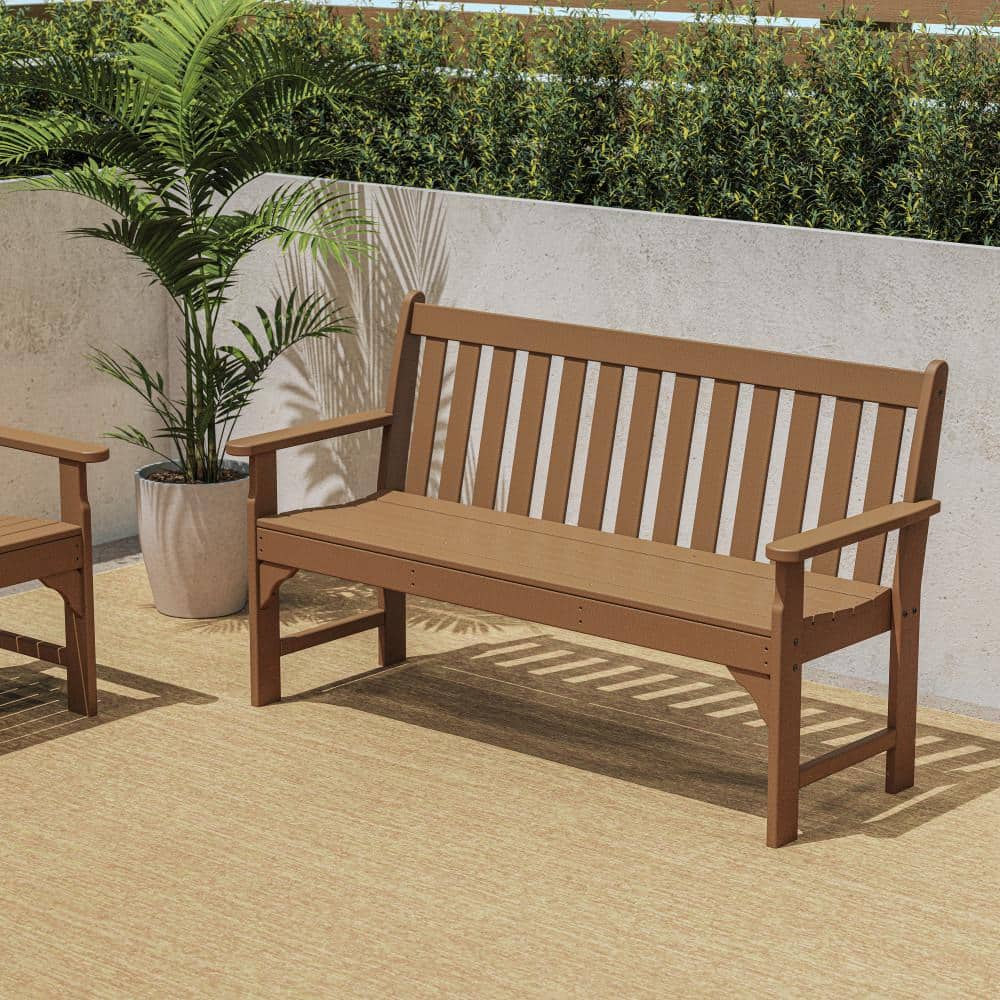 Elegant Teak 60" Vineyard Outdoor Bench