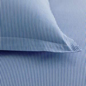 Company Organic Cotton Grayson Stripe Yarn-Dyed Blue Multi Cotton Percale Sham