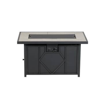 42 in. 60,000BTU Fire Pit Propane Gas Fire Pit Table Rectangular Tabletop