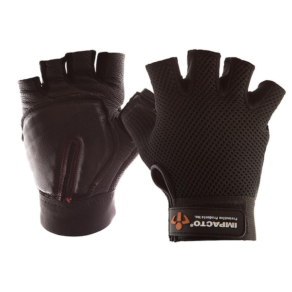 Unbranded Small Half-Finger Leather Carpal Tunnel Glove