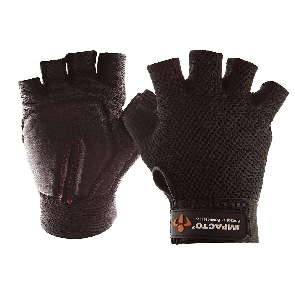 Medium Half-Finger Leather Carpal Tunnel Glove