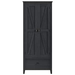 Brownwood 30 in. Wide Storage Cabinet in Smokehouse