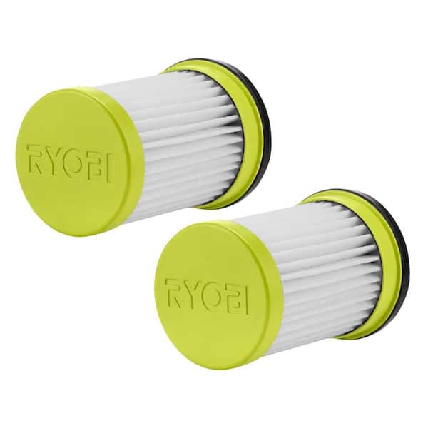 Replacement Filters (2-Pack) for USB Lithium HP Compact Hand Vacuum Cleaner Kit (FVG65K)