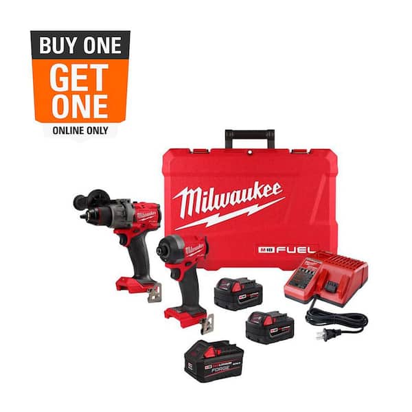 M18 FUEL 18V Lithium-Ion Brushless Cordless Hammer Drill & Impact Driver Combo Kit (2-Tool) w/ 3 Batteries