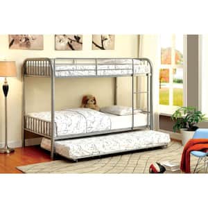 Alchemy Silver Steel Twin Over Twin Bunk Bed