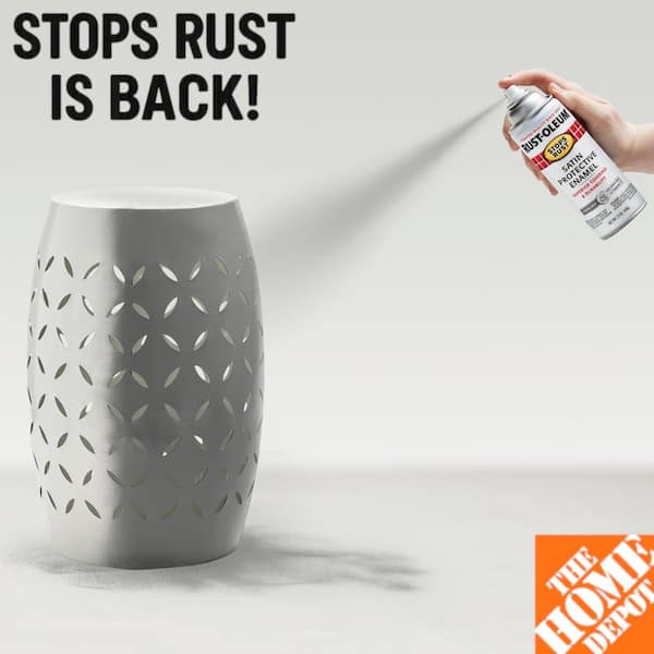 12 oz. Protective Enamel Satin Coastal Gray Spray Paint