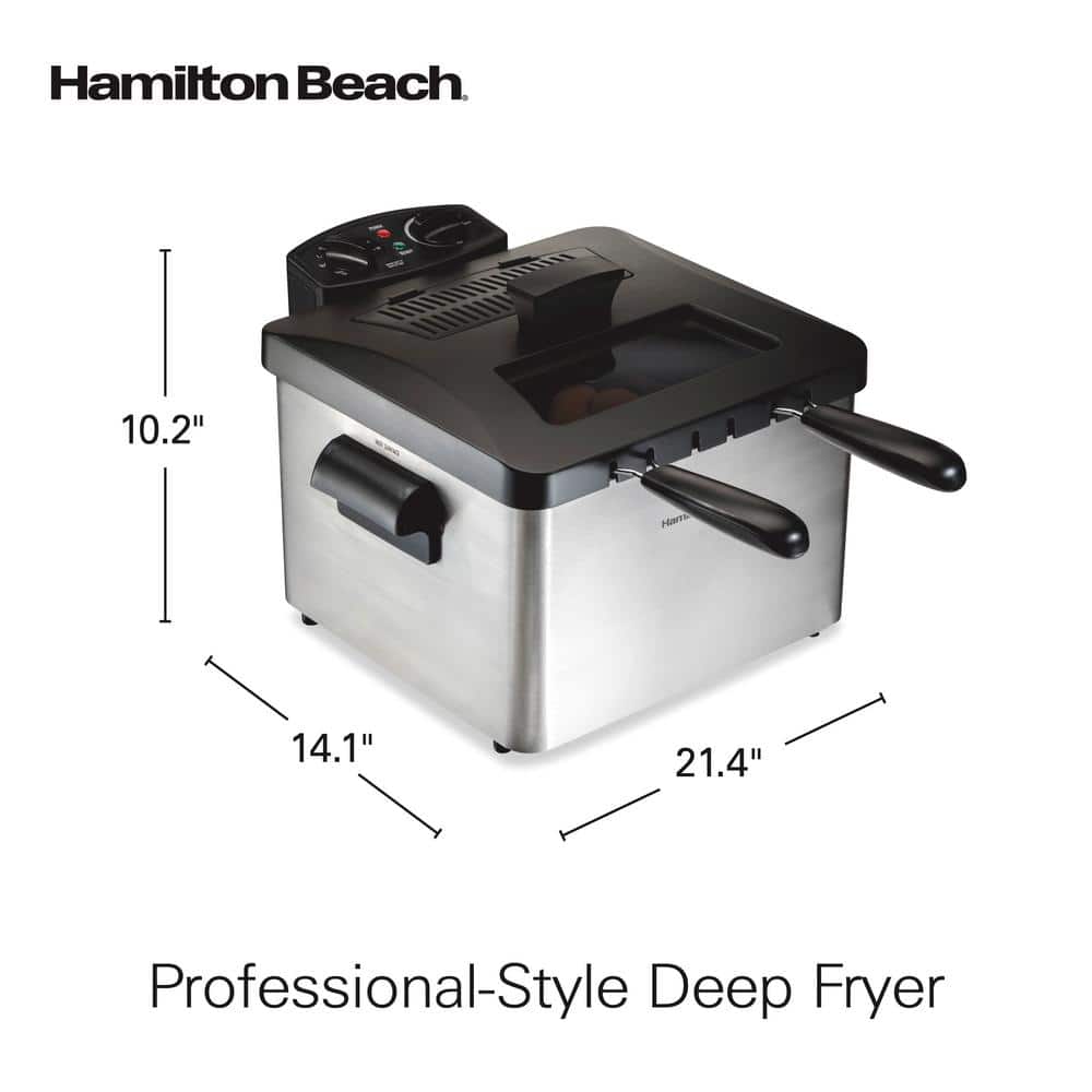 Stainless Steel Dual Basket Electric Deep Fryer