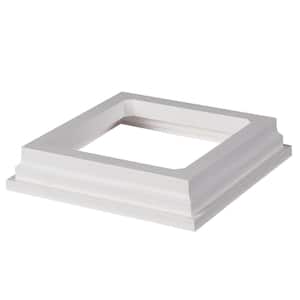 CountrySide 5 in. x 5 in. Tranquil White PVC Post Sleeve Base Moulding