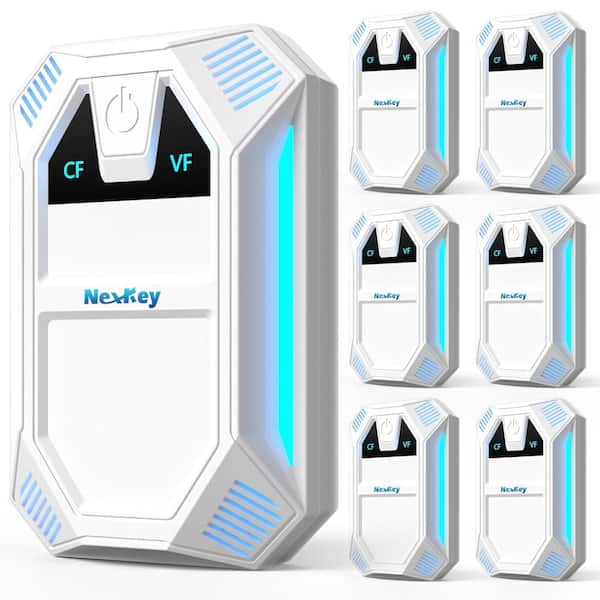 Misopily 3-5-Watt White Ultrasonic Indoor Pest Control Repellent with 2-Mode Switching for Mice, Roach, Mosquito (6-Pack)