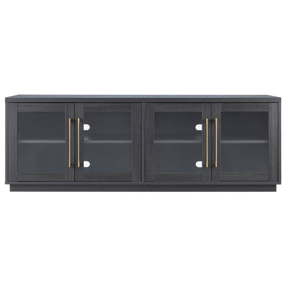 Meyer&Cross Donovan 68 in. Charcoal Gray TV Stand Fits TV's up to 75 in