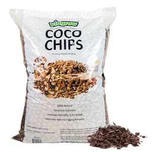 1.75 cu. ft. Coco Coir Chips, Premium Reptile Substrate Bedding 52 qt. / 50 L / 13 Gal.