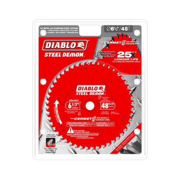 6-1/2 in. x 48 TPI Steel Demon Ferrous Metal Cutting Saw Blade 6-1/2 in. x 48 TPI Steel Demon Ferrous Metal Cutting Saw Blade