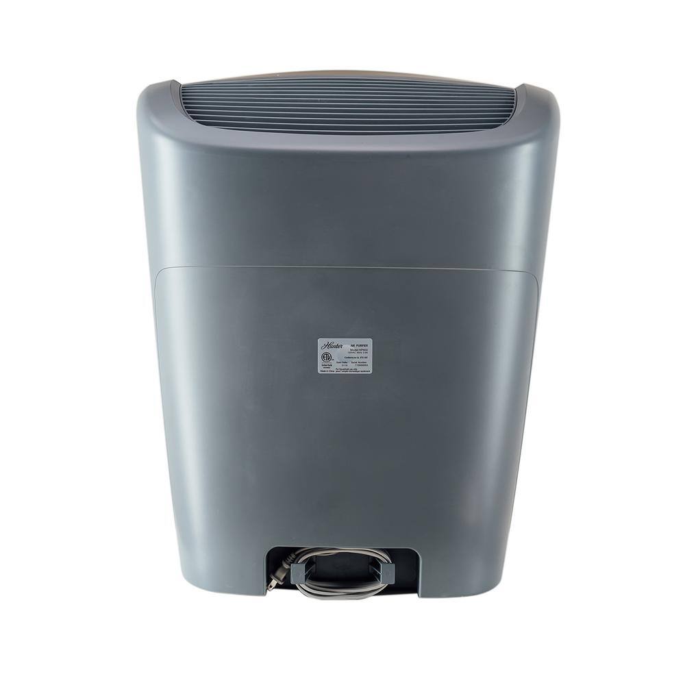 Hunter HP800 Graphite Large Console Air Purifier with HEPA Filter