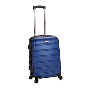 Melbourne 20 in. Expandable Carry on Hardside Spinner Luggage, Blue