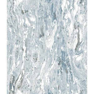 Blue Marble Seas Peel and Stick Wallpaper (Covers 28.18 sq. ft.)