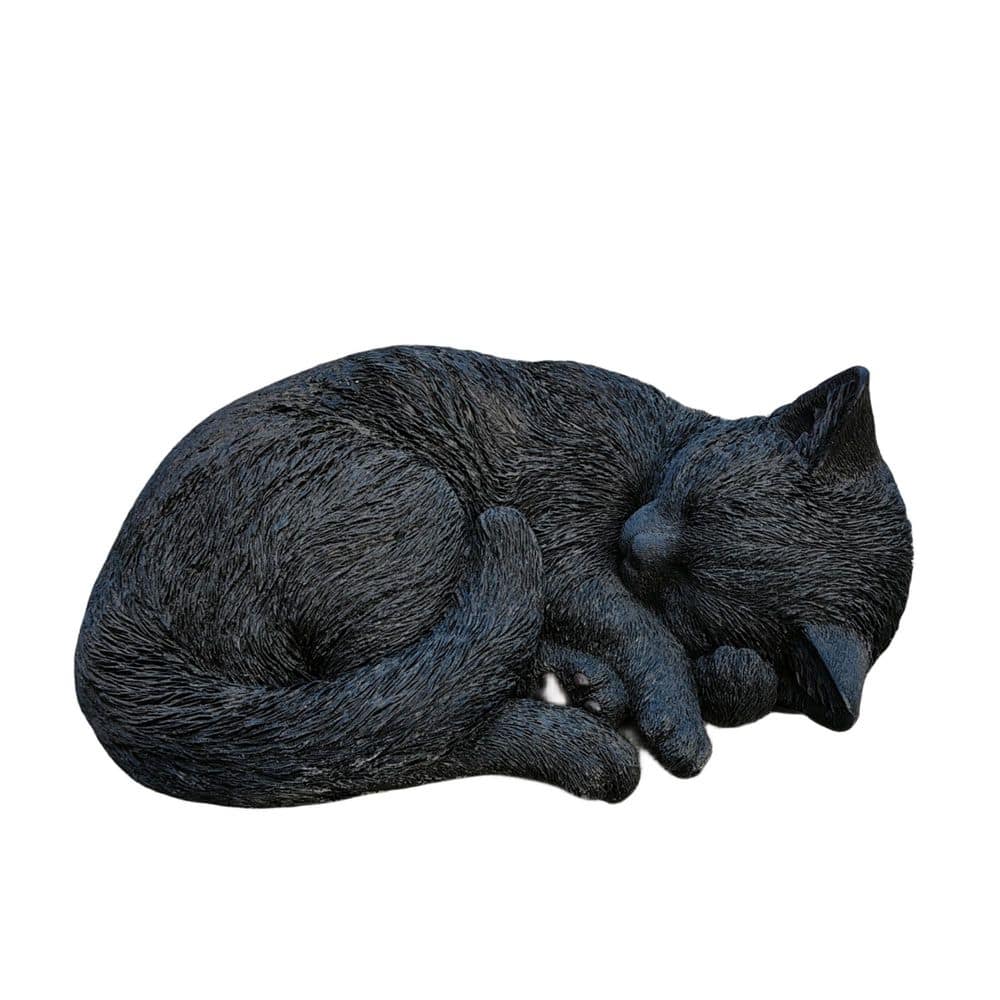 Nocturnal Elegance: Black Polyresin Sleeping Cat Figurine price history on PriceWatchPro