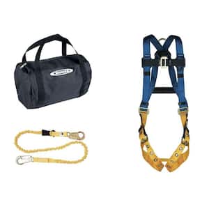 Aerial Kit with BaseWear Std Harness (Tongue Buckle Legs) and 6 ft. SoftCoil Lanyard
