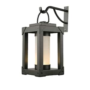Outdoor LED Battery Powered Motion Activated Wall Sconce - #T4505