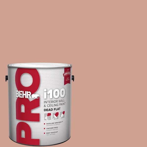 BEHR PRO 1 gal. #S180-4 Shiny Kettle Dead Flat Interior Paint