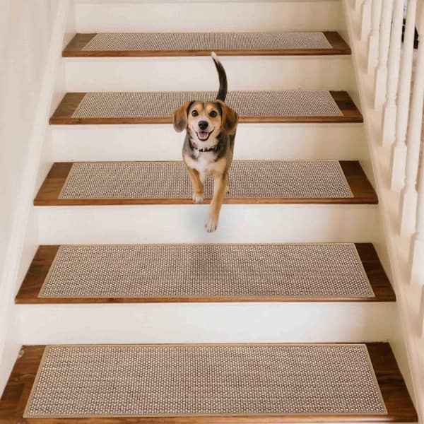 8 in. x 30 in. Chenille Stair Tread Cover (Set of 15)