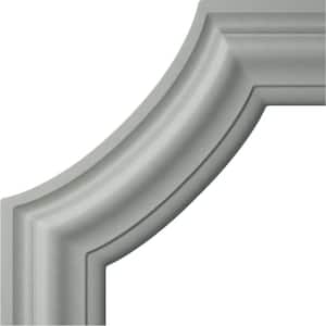 8 in. x 3/4 in. x 8 in. Urethane Pompeii Panel Moulding Corner (Matches Moulding PML02X00PO)