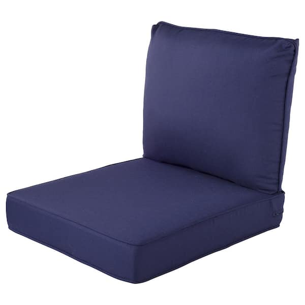 HAVEN WAY 23 in. x 26 in. 2-Piece Universal Outdoor Deep Seat Lounge ...