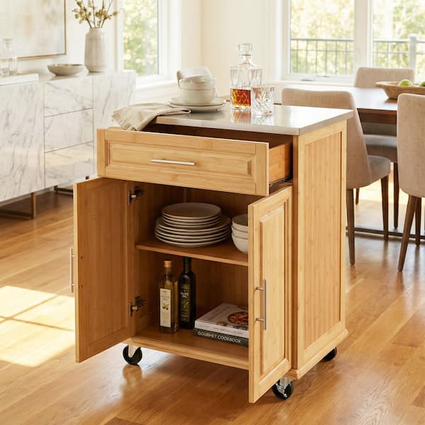 CHRISTOPHER KNIGHT HOME Montclair Natural Finish Bamboo 29.13 in