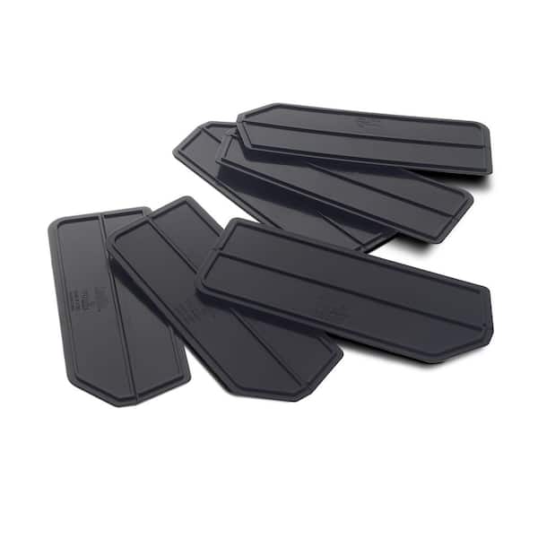 Triton Products LocBin 7 In. L x 2-5/8 In. W x 1/8 In. H ABS Plastic Black Bin Dividers for 3-220 Bins, 6 Pack