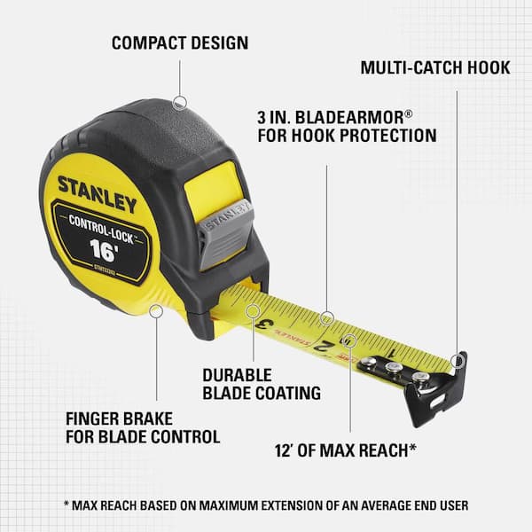 16 ft. Control Lock Tape Measure